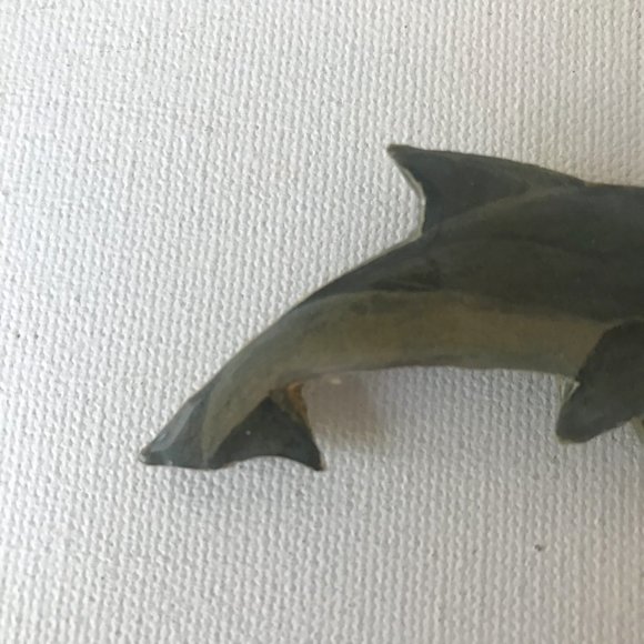Dolphin Pin Brooch Handmade Vintage Beach Cruise - Picture 6 of 8